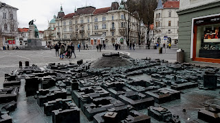 Small Ljubliana on a table