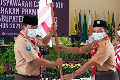 Muscab XIII Gerakan Pramuka, Wakil Bupati Tangerang Terpilih Kembali  Pimpin Organisasi Tunas Kelapa