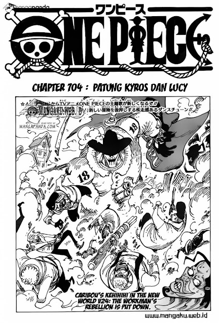 Download Komik One Piece Chapter 704 "Patung Kyros dan Lucy" Bahasa Indonesia