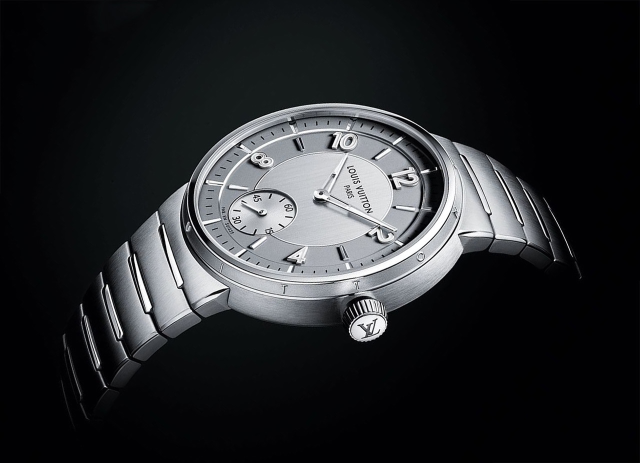 Louis Vuitton Tambour LV 40 White Gold Watch