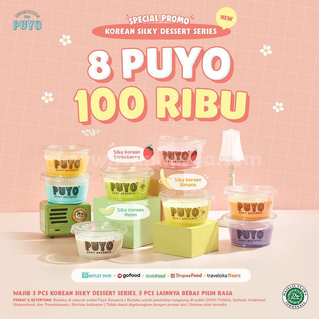 PUYO DESSERT Promo 8 Puyo Harga Spesial 100Rb