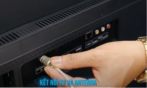 Cách kết nối antena với tivi Panasonic