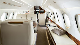 The Falcon 7X from inside 