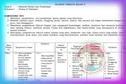 Silabus K13 Kelas 2 Semester 2 Lengkap Tahun 2019