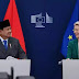   Presiden Prabowo Subianto melakukan pertemuan bilateral dengan Presiden Komisi Eropa Ursula von der Leyen di kantor Uni Eropa 