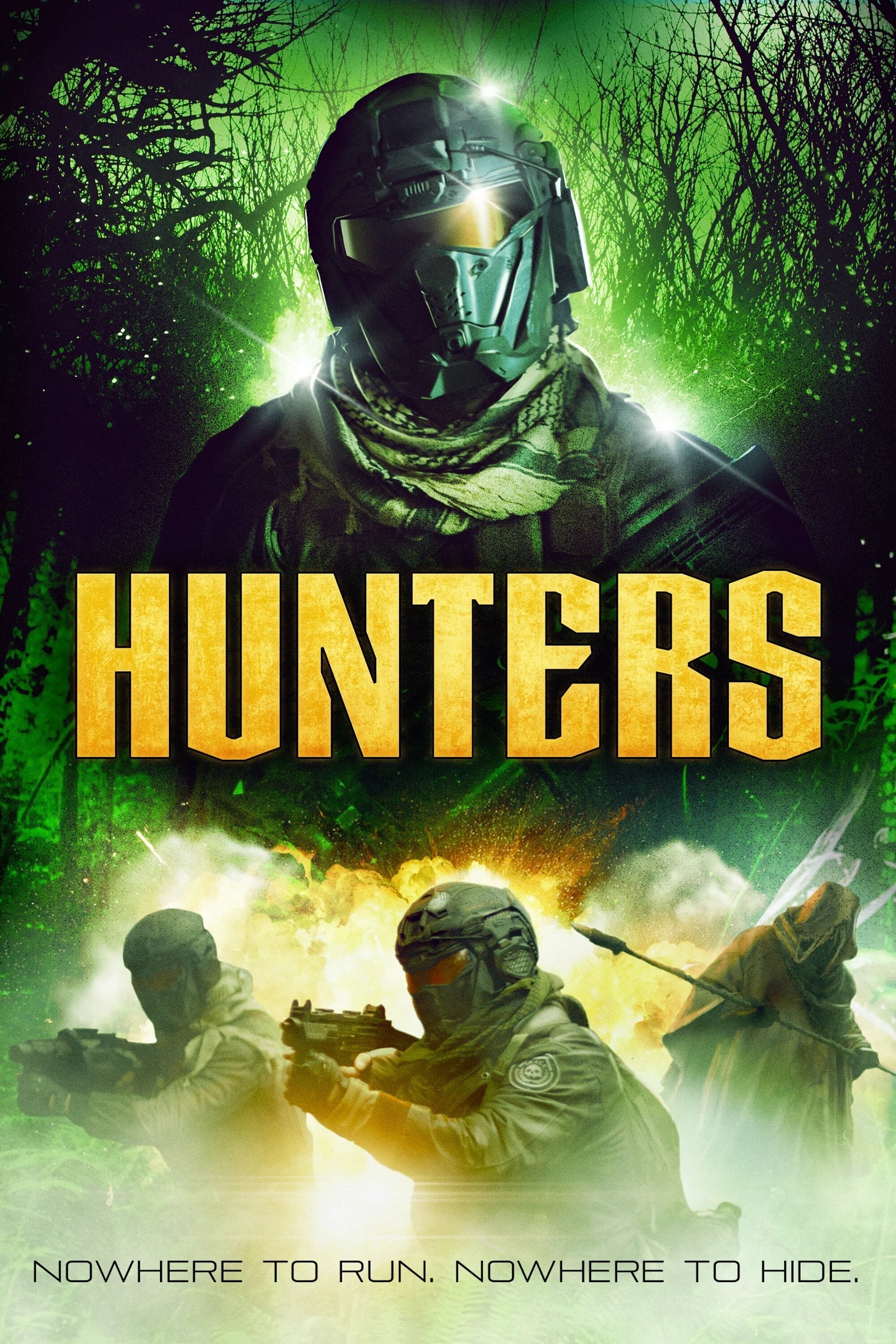 Hunters 1080p latino 2021 poster