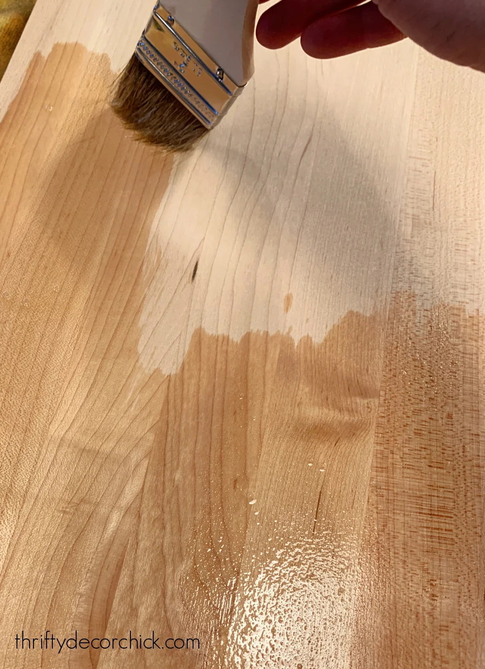 conditioner on wood before stain