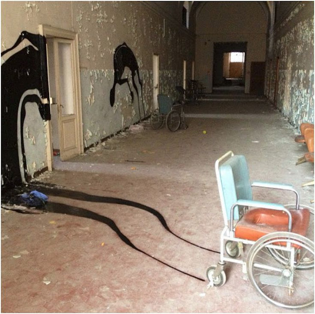 Abandoned psychiatric hospital in Parma, Italy