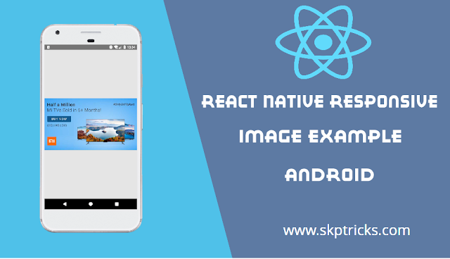 React Native Responsive Image Width and Height Example