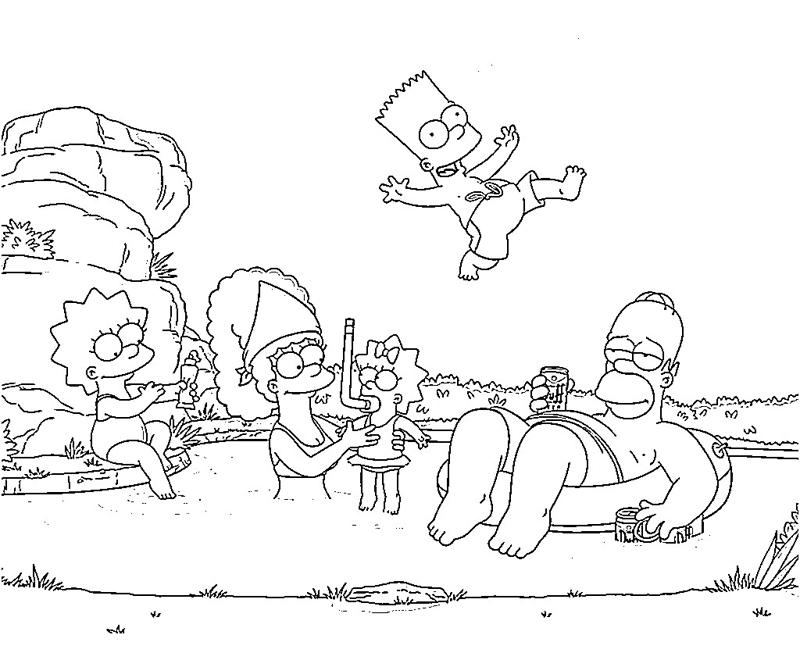 printable-simpsons-actions-coloring-pages