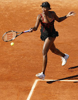 Venus Williams Sexy in Black Mini Skirt