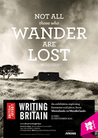 Writing Britain: Wastelands to Wonderlands British Library Exhibition Poster