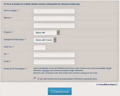 cara order domain di idwebhost