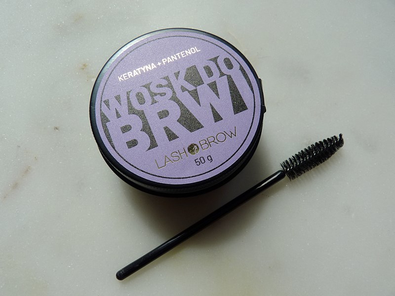 Wosk do stylizacji brwi Keratyna+Pantenol LASH BROW 