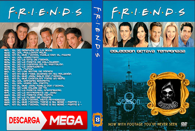 Descargar Temporada 8 de la Serie Friends [Español Latino][Ingles con Subtitulos][HD][MEGA]