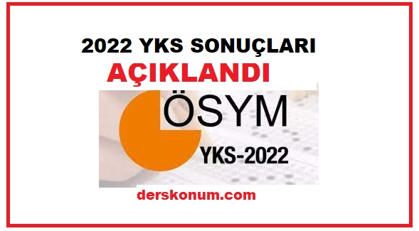 2022 yks sonuç ekranı