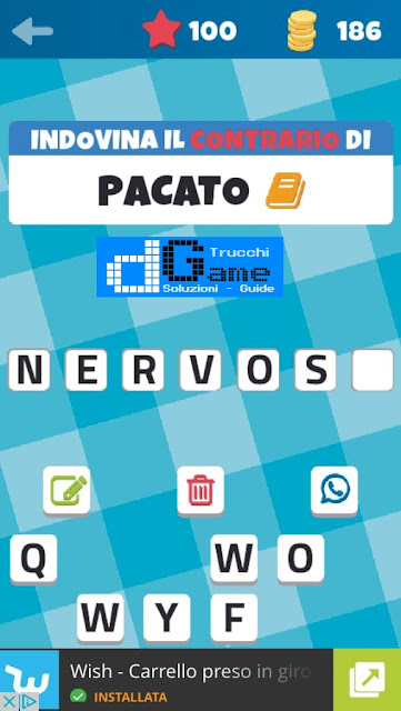 Sinonimi e Contrari (Il Gioco) soluzione livello 91-100