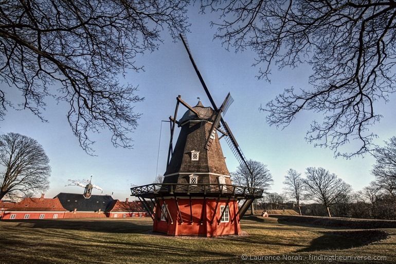 Windmühle im Kastell Kopenhagen