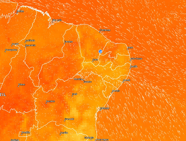 Defesa Civil Nacional alerta para previsão de chuvas intensas em quatro estados do Nordeste