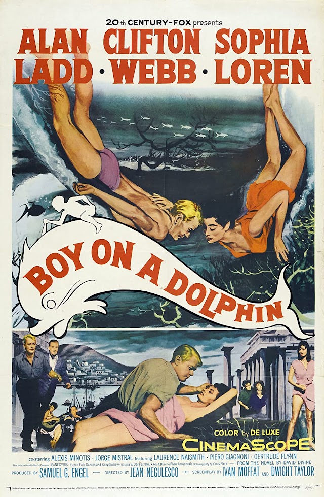 Short Clip - Sophia Loren - Boy on a Dolphin 1957 -  Adventure - Drama - Romance