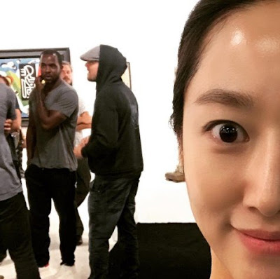 selfie DiCaprio Jeon Hye Bin