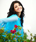 Kajal Agarwal Cute Rose Photos