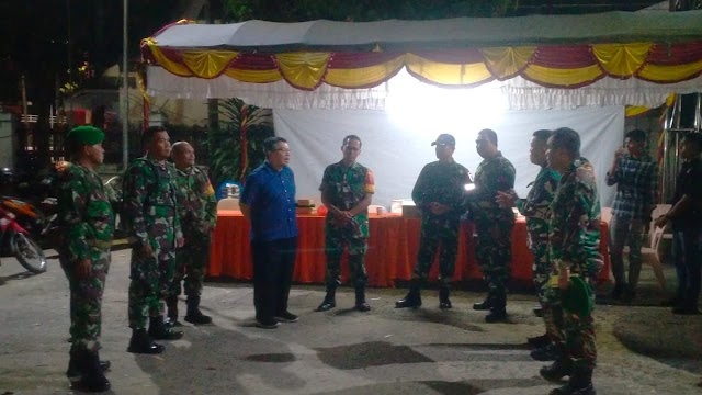 Malam Peringatan Paskah,  Dandim dan Personil Kodim 1007/Banjarmasin Patroli Keliling Ke Sejumlah Gereja