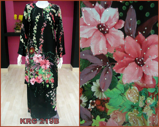 BAJU KURUNG PAHANG ITALIAN SILK DIGITAL