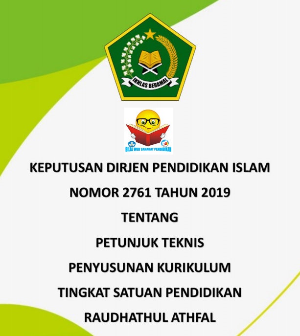 Download Juknis Terbaru Penyusunan KTSP untuk Raudlatul Athfal (RA) Tahun 2020