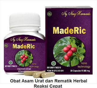 Obat  Herbal Tradisonal Asam Urat-Rematik Maderic asli Alami