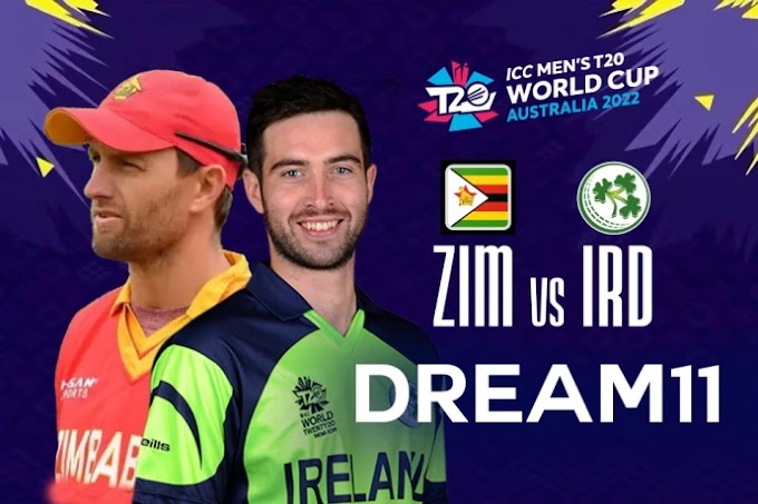 Zimbabwe vs Ireland  T20 World Cup Match Live Streaming