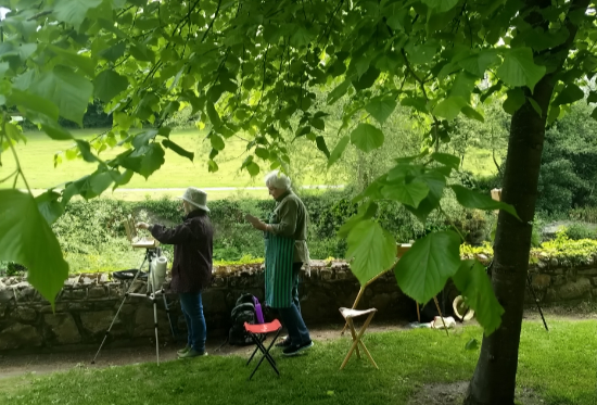 En plein air landscape painting workshop in Ireland with Kevin McSherry