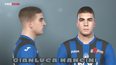 PES 2019 Faces Gianluca Mancini By Prince Hamiz