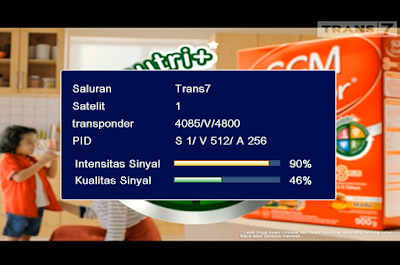cara program dan frekuensi trans 7 terbaru 2017