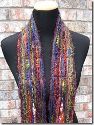 multicolor scrappy scarf