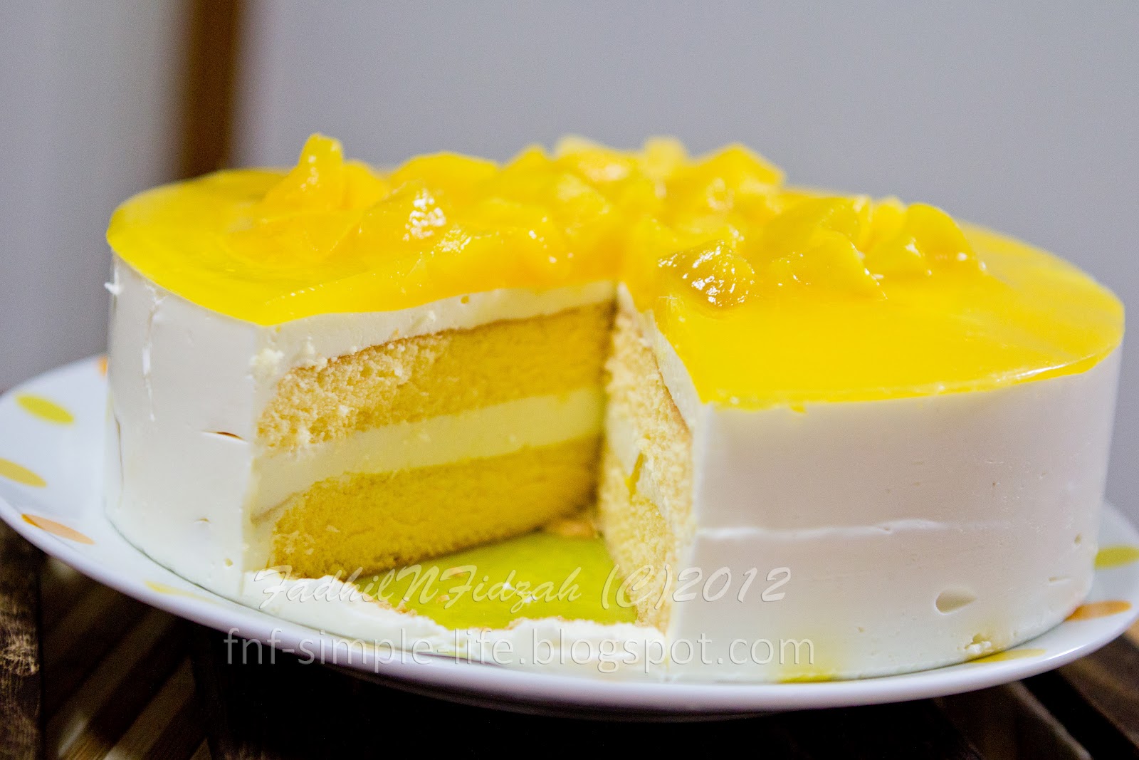 Resepi mango cheese kek mudah