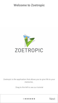 Tutorial plotagraph di android Zoetrofic