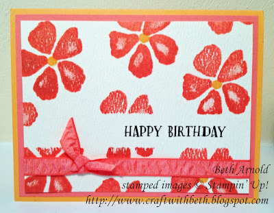 Craft with Beth: Fresh Fruit Card Set: Part   Four Birthday Stampin' Up! Fruit Stand DSP #imbringingbirthdaysback