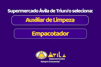 Supermercado abre vagas para Auxiliar de Limpeza e Empacotador em Triunfo