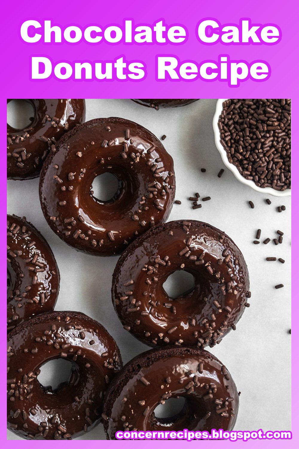 Chocolate Cake Donuts