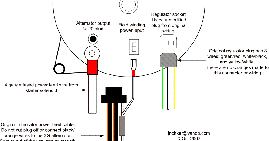 Ford 3g Alternator Wiring Diagram 1978 - Wiring Diagram