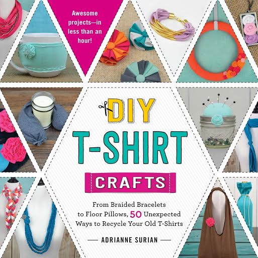 T-shirt crafts, Giveaway, DIY, Amazon, Books, Crafty