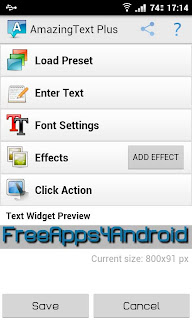 AmazingText Plus - Text Widget Free Apps 4 Android