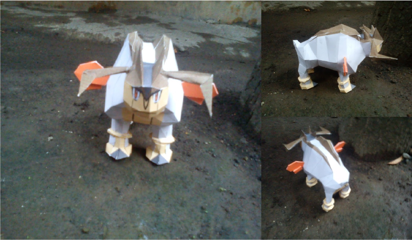 Pokemon Terrakion Papercraft