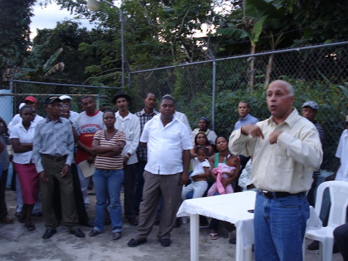 Gamalier Montás juramenta comando de campaña de Danilo en Jamey