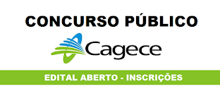 Edital de Concurso Publico para Companhia de água e esgoto do Ceará 2018 (Cagece).