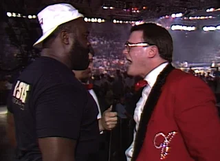 WCW Capital Combat 1990 - Jim Cornette confronts the Junkyard Dog