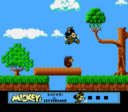 Jogue Mickey's Safari in Letterland rom para Nes