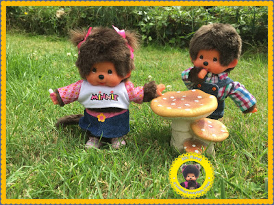 monchhichi bubbles diana nain jardin champignon contes de fées