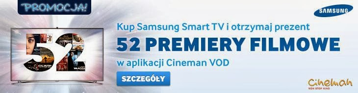 RTV Euro AGD - Promocje i rabaty - Kup Samsung Smart TV i otrzymaj prezent 52 premiery filmowe w aplikacji Cineman VOD